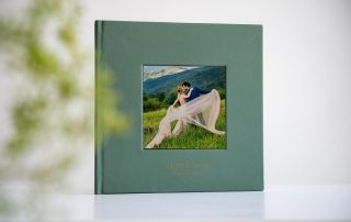 Luster Book with Sage Glove Leather